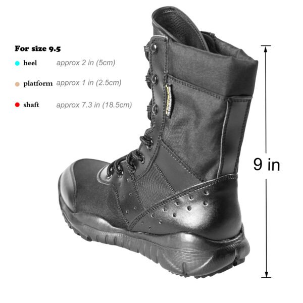 LDB-n2 Men's LD Lightweight Combat Boots Microfiber/Suede Leather Military Tactical Boots