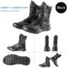 LDB-n5 Men's LD Lightweight Combat Boots Microfiber/Suede Leather Military Tactical Boots