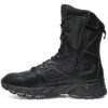 RIELD Men's Military Tactical Work Boots Lightweight Side Zipper Army Combat Hiking Boots